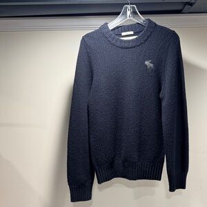Abercrombie & Fitch Navy Crewneck Sweater